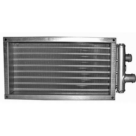 Водяной канальный нагреватель ВНП 60-30-3 для прямоугольного воздуховода (1900 m³/h)