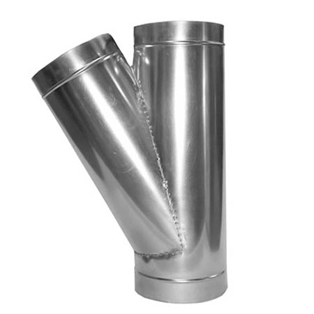 Тройник оцинкованный 45° Ø400