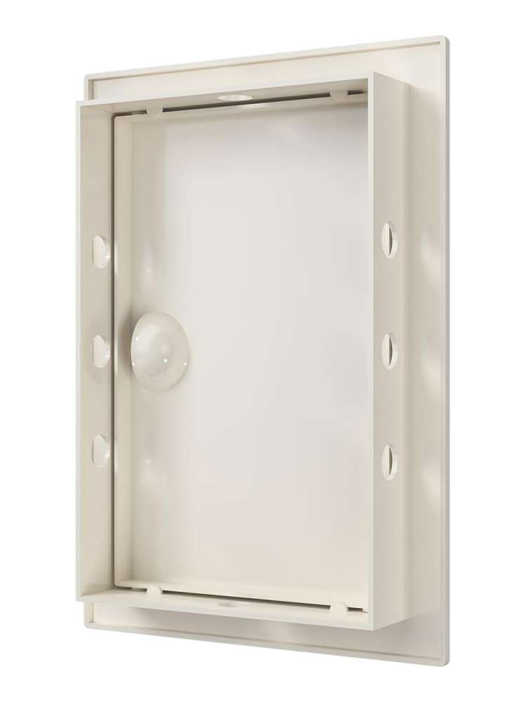 Люк ревизионный ЛР фланец 98х148 ручка 122х172 пластик Ivory EVECS