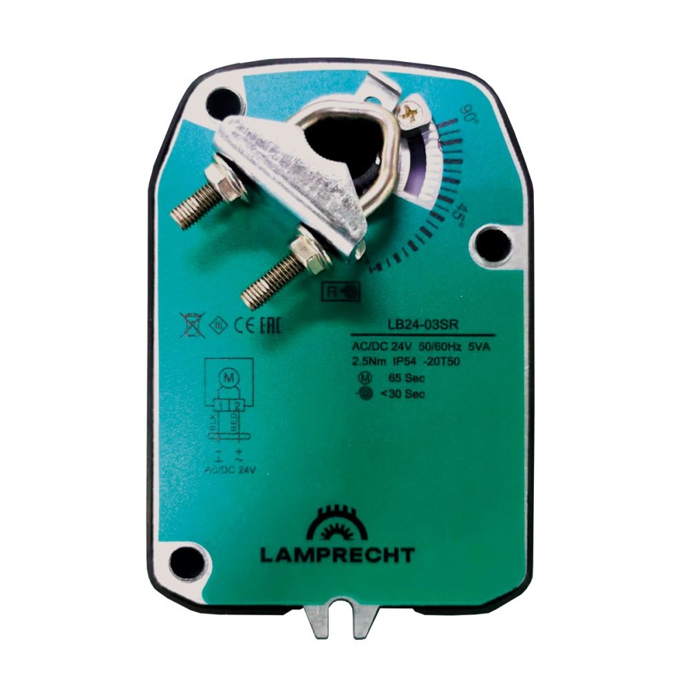 Электропривод с возвратной пружиной LAMPRECHT LB24-05SR-U Электропривод с возвратной пружиной LAMPRECHT LB24-05SR-U