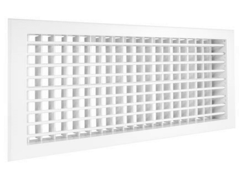 Настенная двурядная решётка ZILON 2 WA 400*300