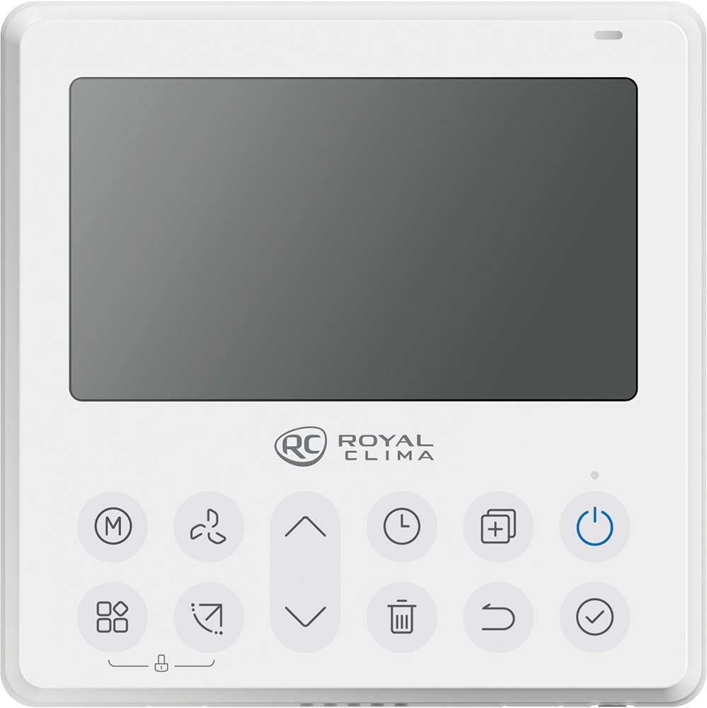 Проводной пульт управления ROYAL Clima RCW-120 для мульти-сплит-систем и полупромышленного оборудования