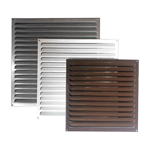 Решётка металлическая накладная РМ (оцинкованная сталь)