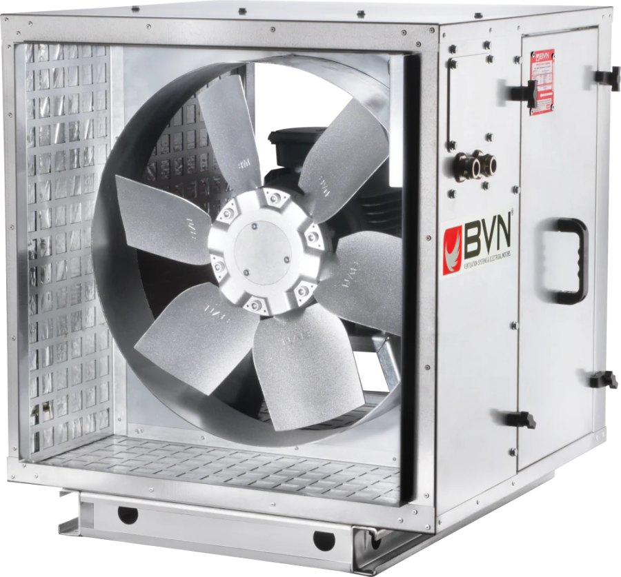 Шумоизолированный канальный осевой вентилятор дымоудаления ARMO-C 710/6
